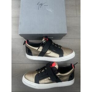 Giuseppe Zanotti London Sc Uomo Pancrazio sneakers black gold size 44 EU 11 US
